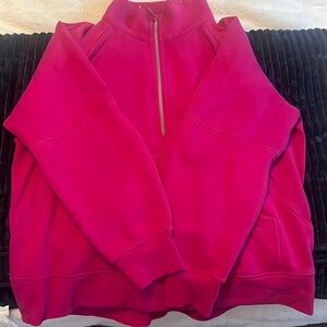 lululemon athletica Fuchsia Half-Zip Jacket